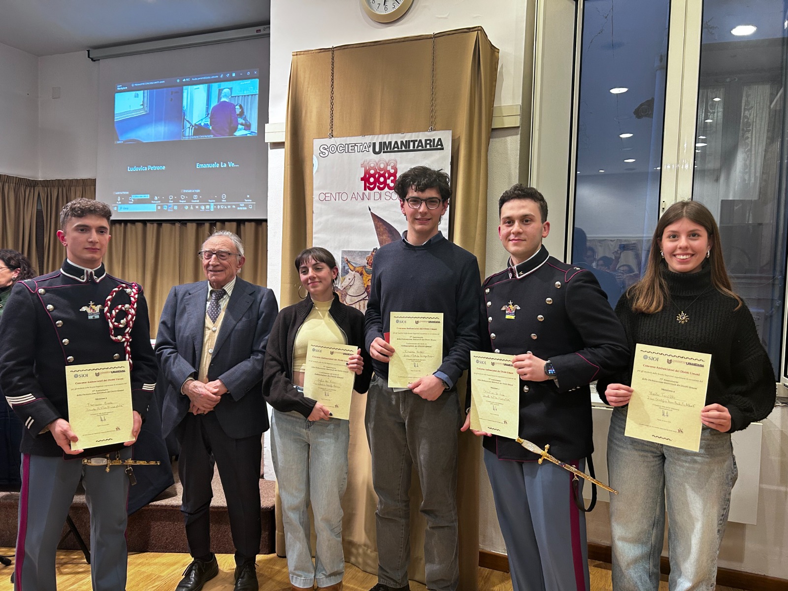 Premiazione Concorso Ambasciatori dei Diritti Umani 1